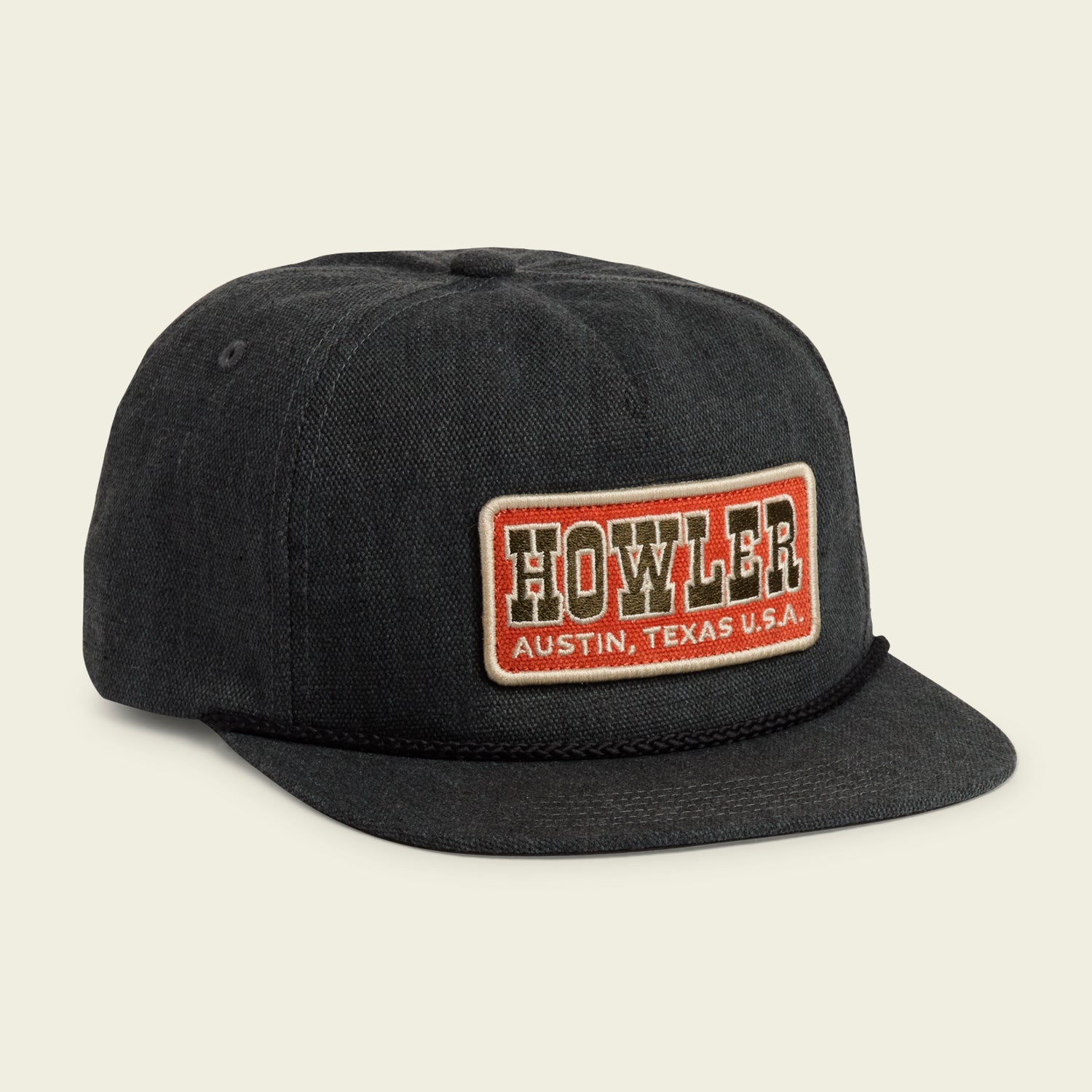 Howler Slab Snapback - Antique Black - View 1