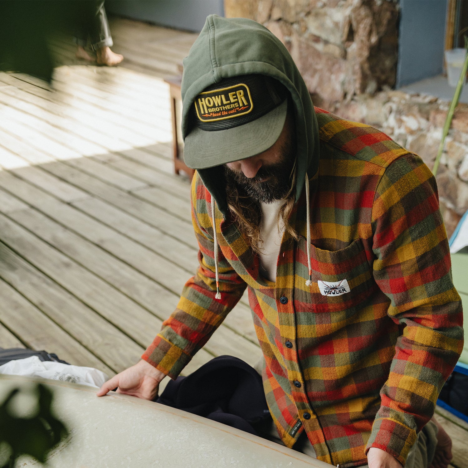 Inside Out Feedstore Snapback - Rifle Green - View 4