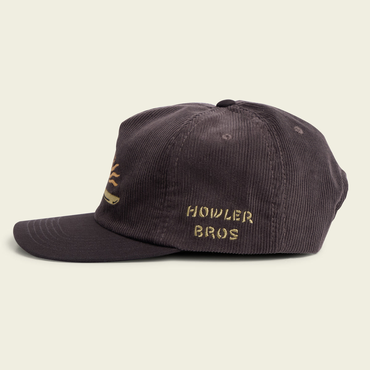 Machete Sun Snapback - Antique Black Corduroy - View 4