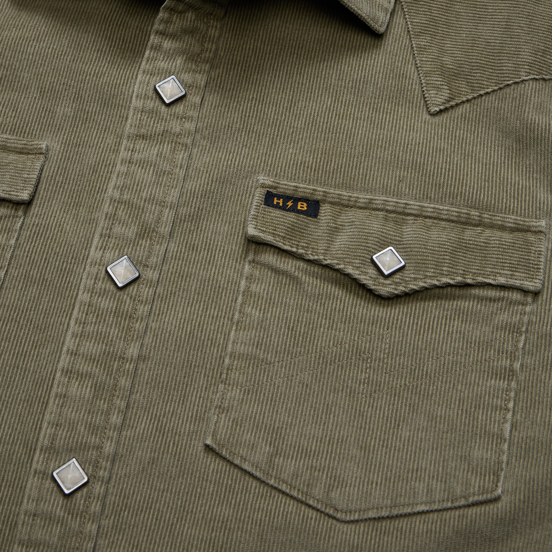 Banning Corduroy Snapshirt - Aloe – HOWLER BROTHERS