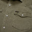Banning Corduroy Snapshirt - Aloe