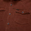 Banning Corduroy Snapshirt - Mink Brown