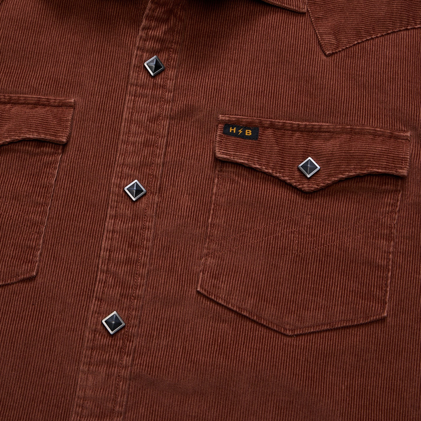 Banning Corduroy Snapshirt - Mink Brown - View 7