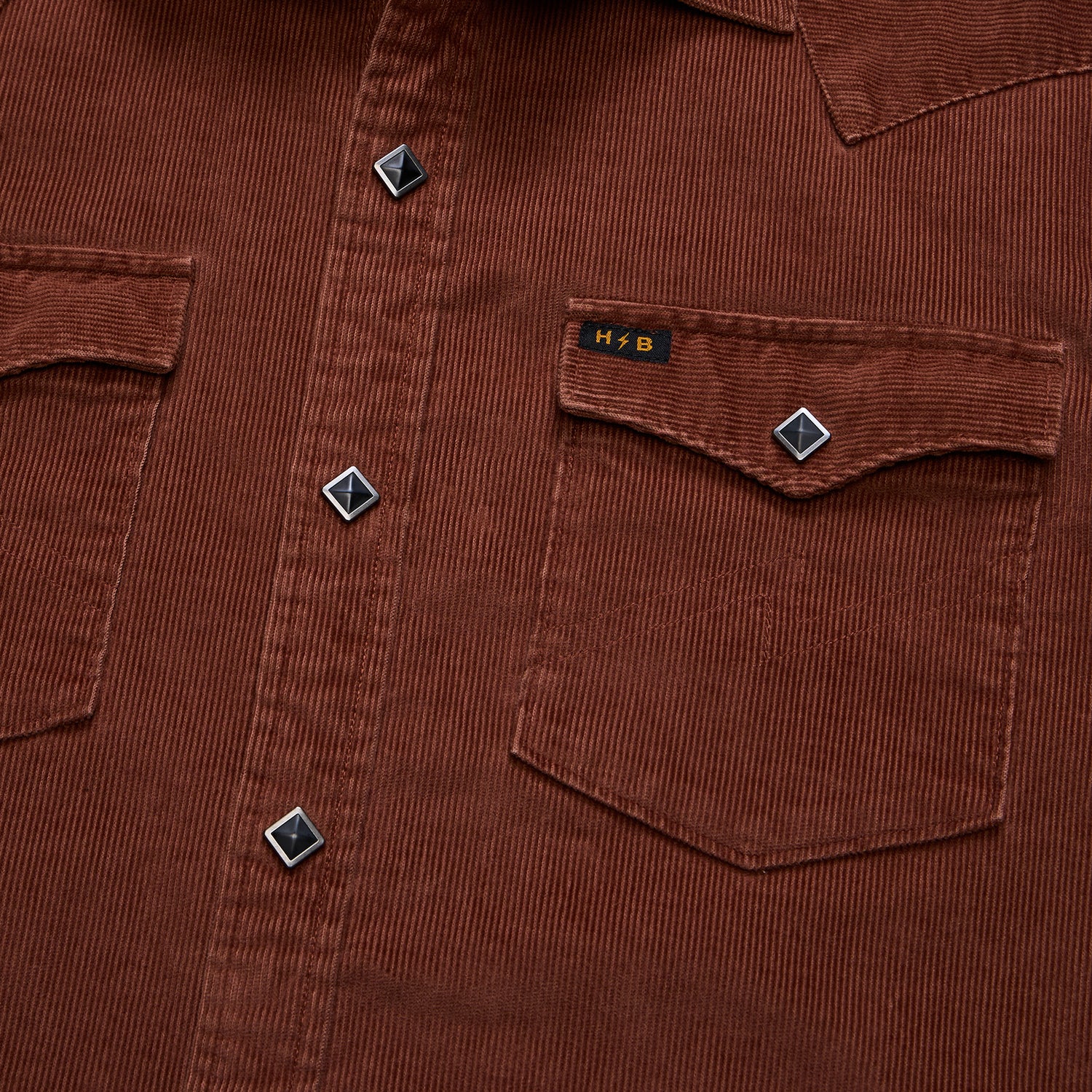 Banning Corduroy Snapshirt - Mink Brown - View 7