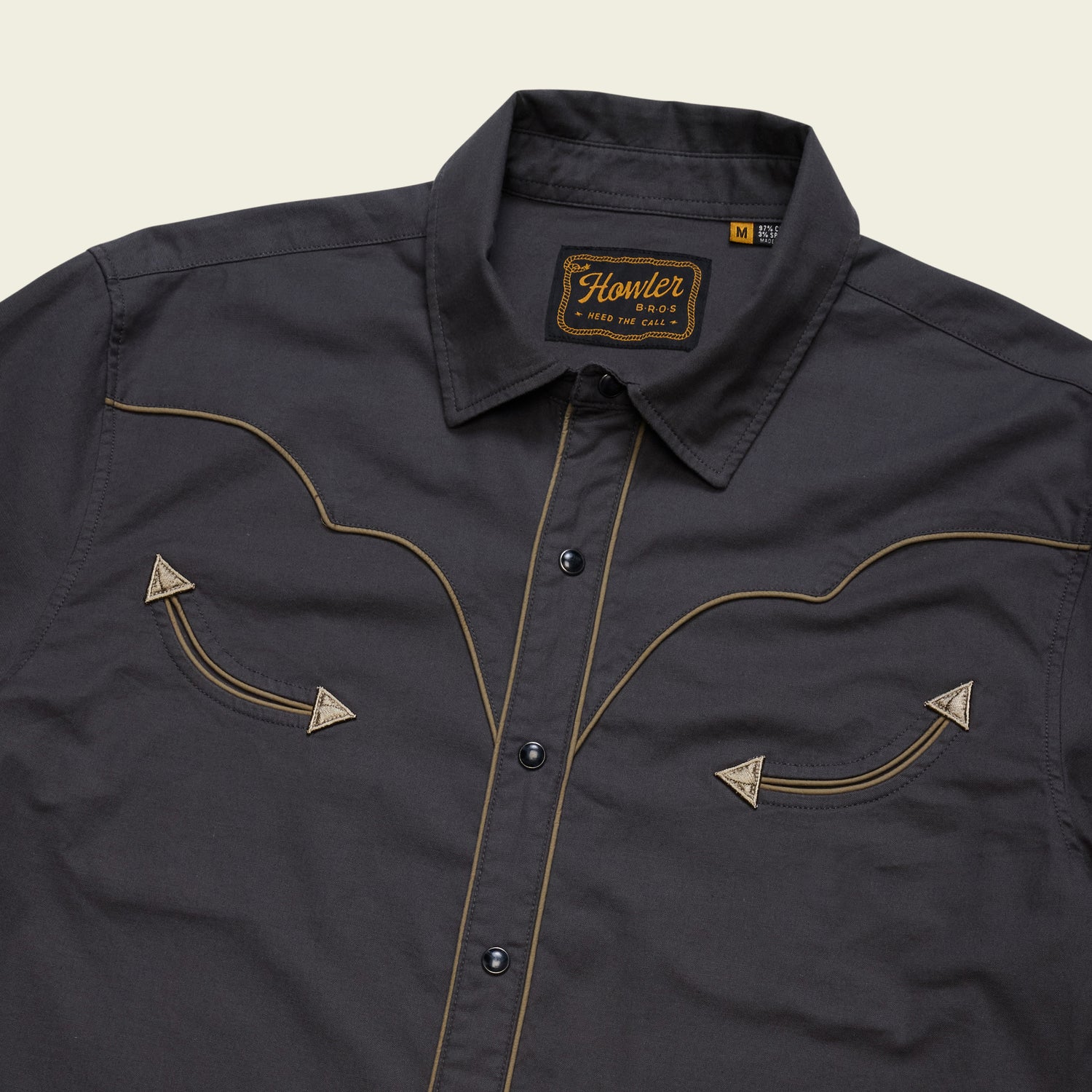 Broncbuster Longsleeve Snapshirt - Moonless Night - View 3