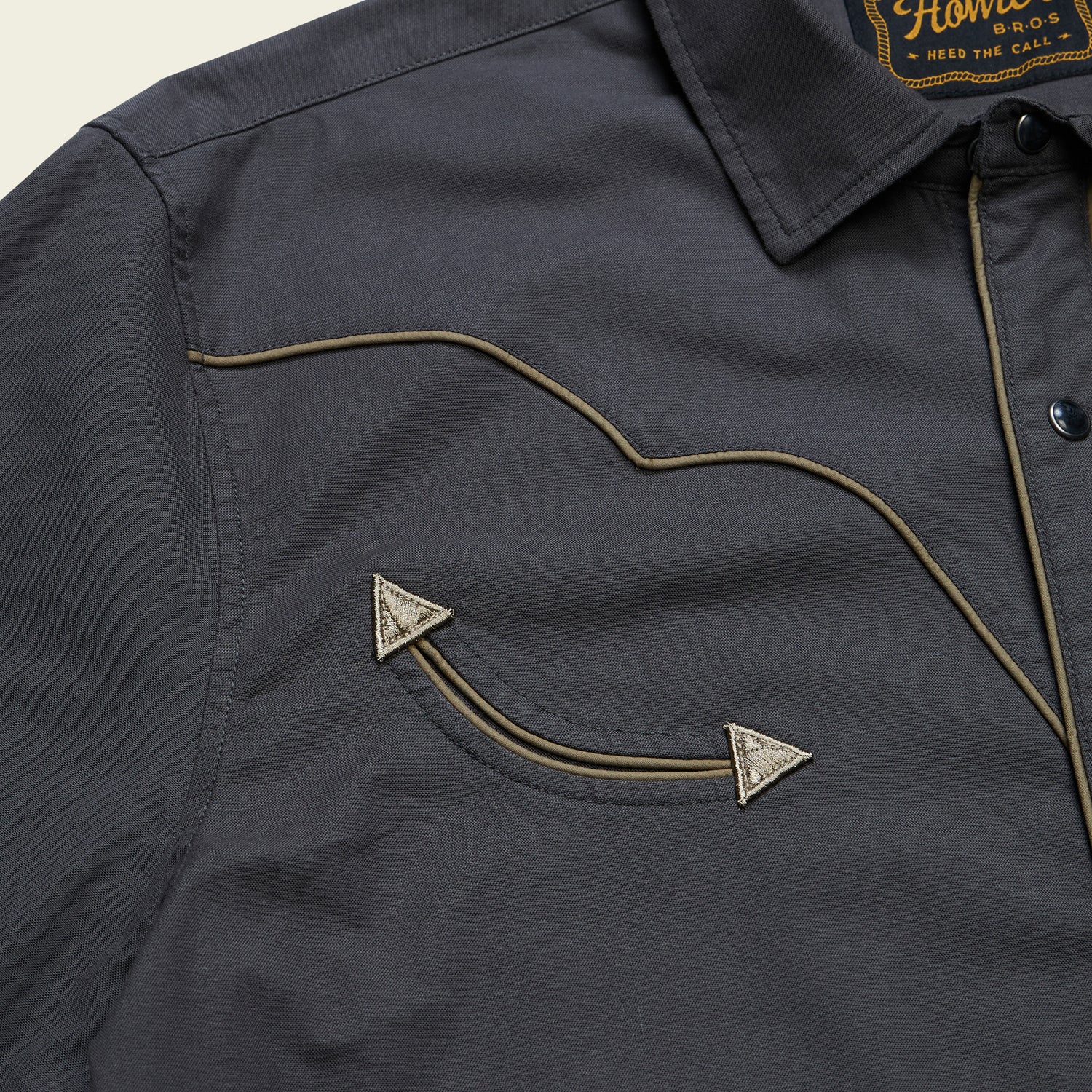 Broncbuster Longsleeve Snapshirt - Moonless Night - View 9