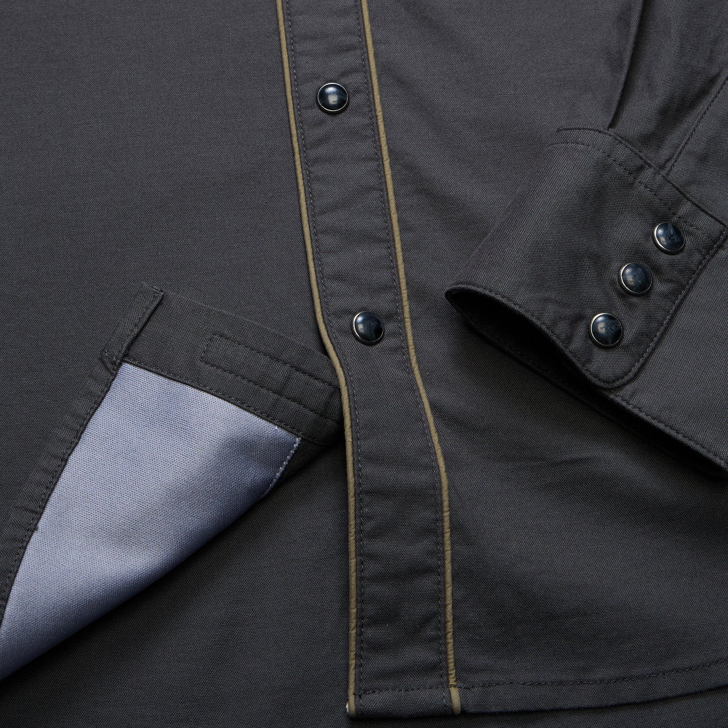 Broncbuster Longsleeve Snapshirt - Moonless Night - View 7