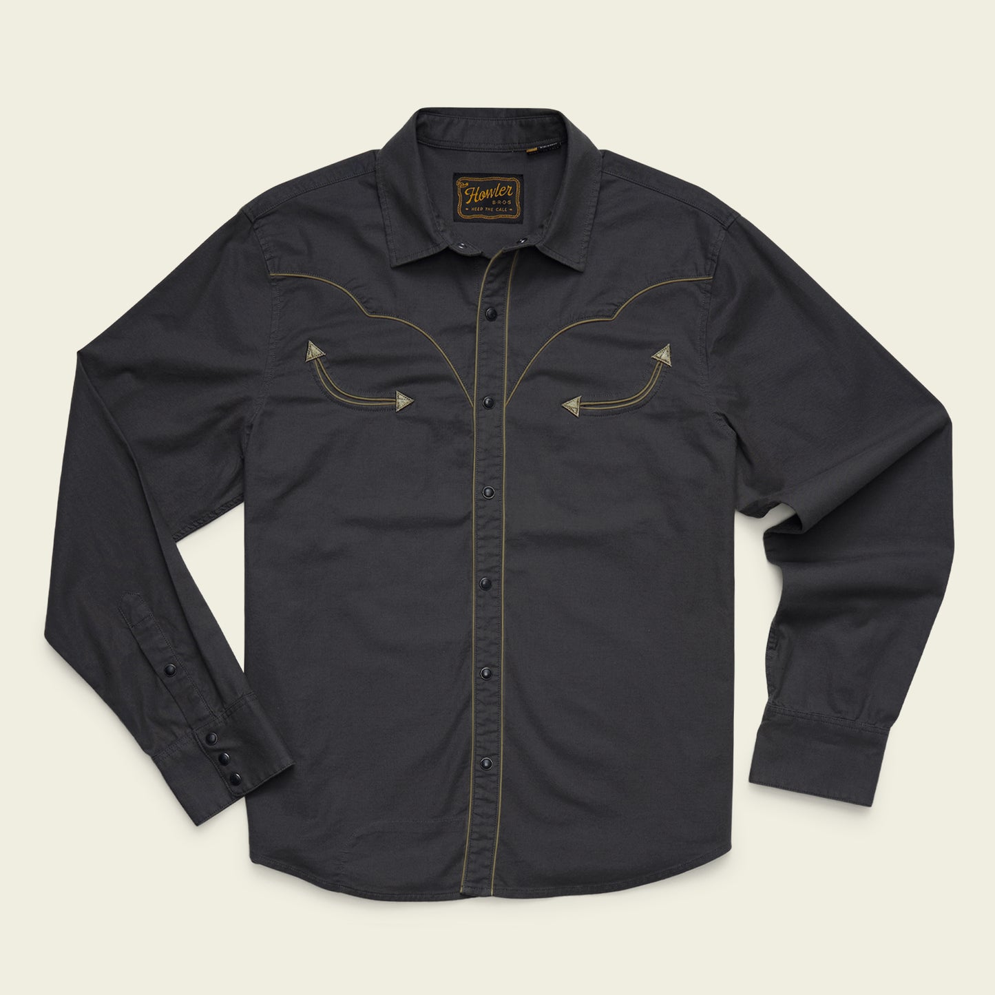 Broncbuster Longsleeve Snapshirt - Moonless Night - View 1