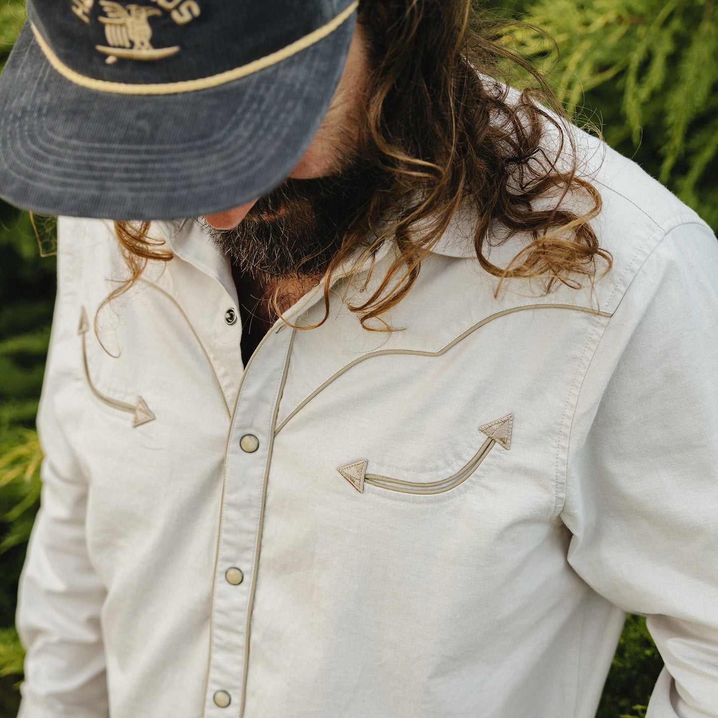 Broncbuster Longsleeve Snapshirt - Prairie Dust - View 2