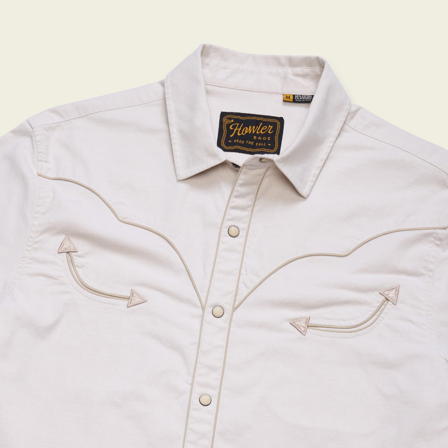 Broncbuster Longsleeve Snapshirt - Prairie Dust - View 3