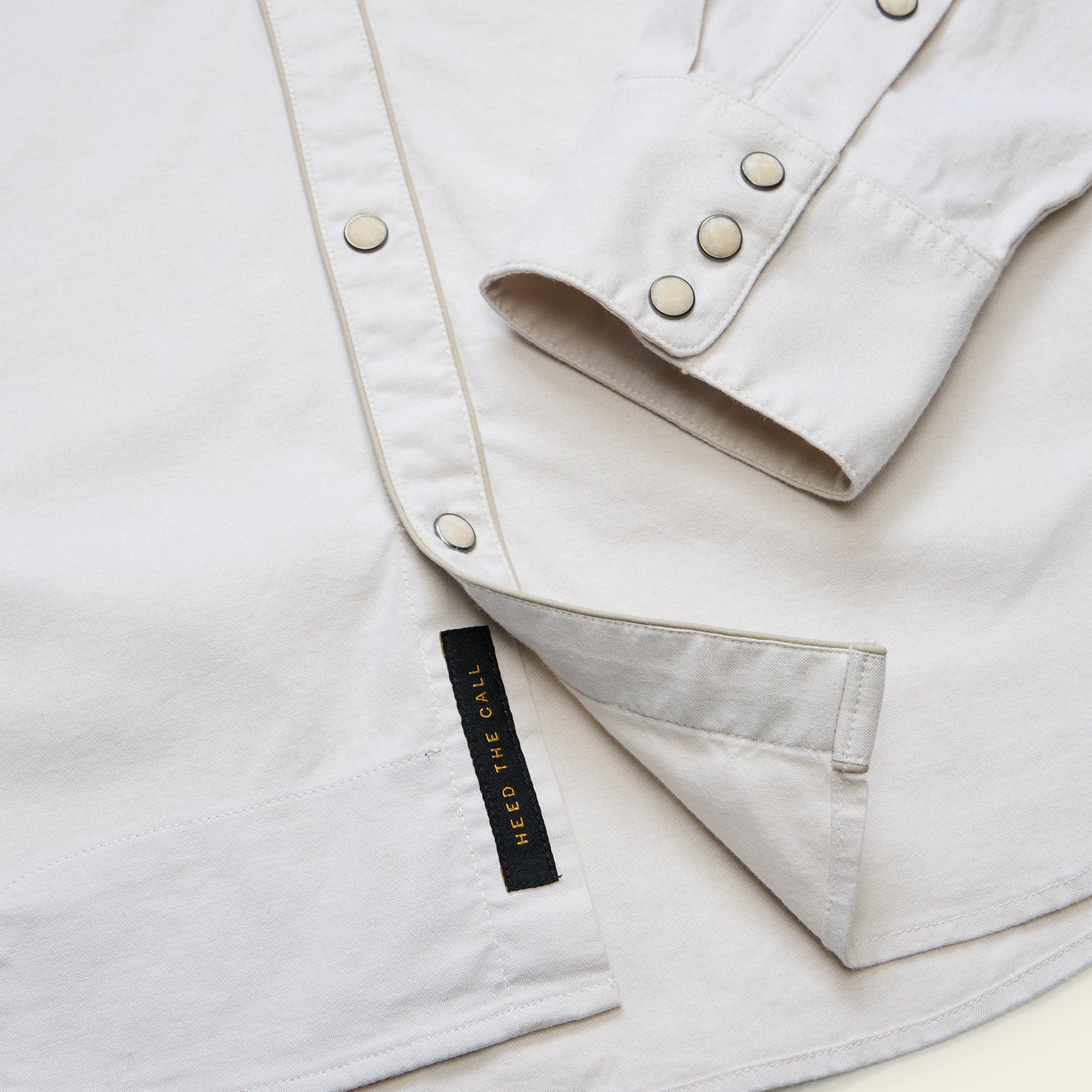 Broncbuster Longsleeve Snapshirt - Prairie Dust - View 7