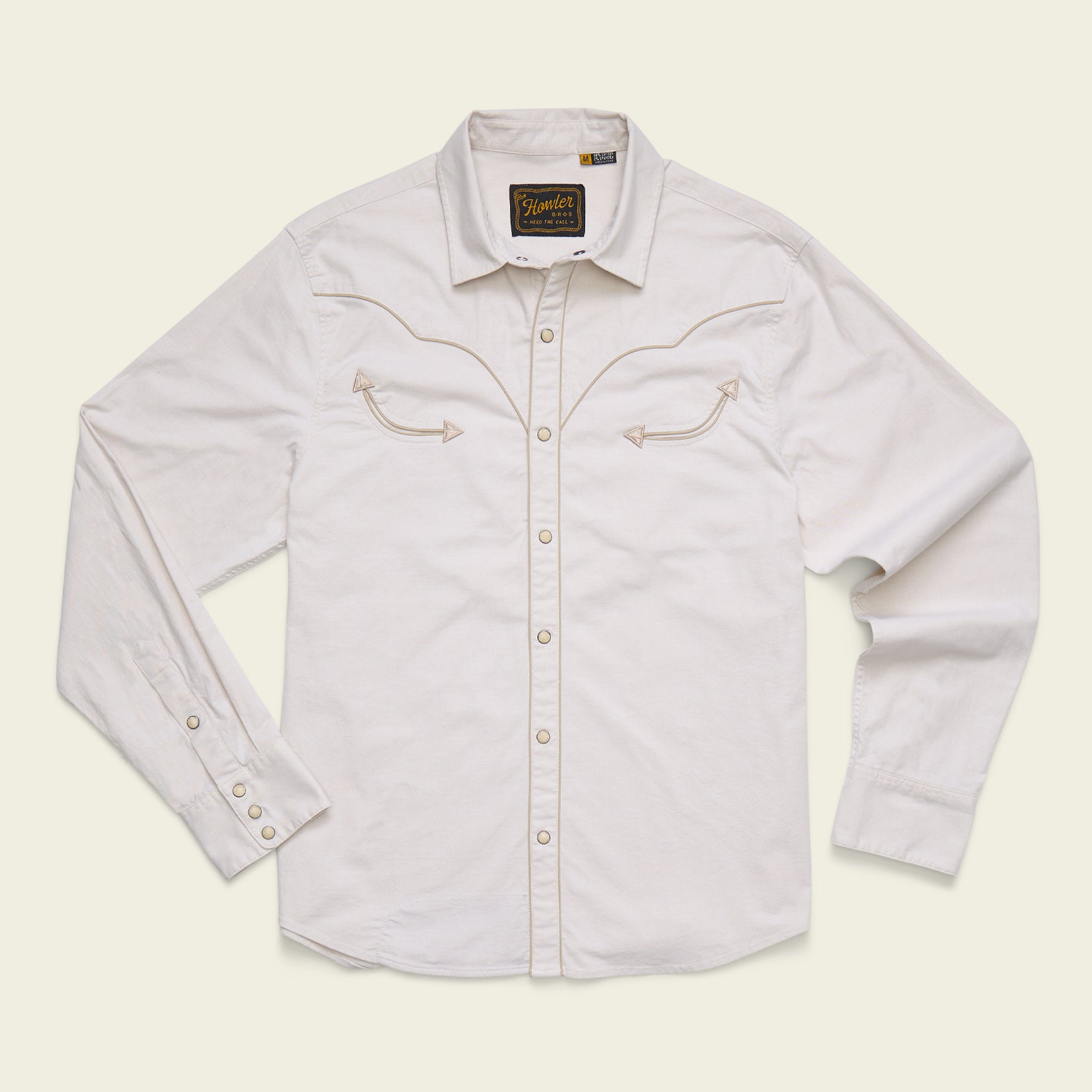howlキルティングベスト　23-24 Broncbuster Longsleeve Snapshirt - Prairie Dust – HOWLER BROTHERS