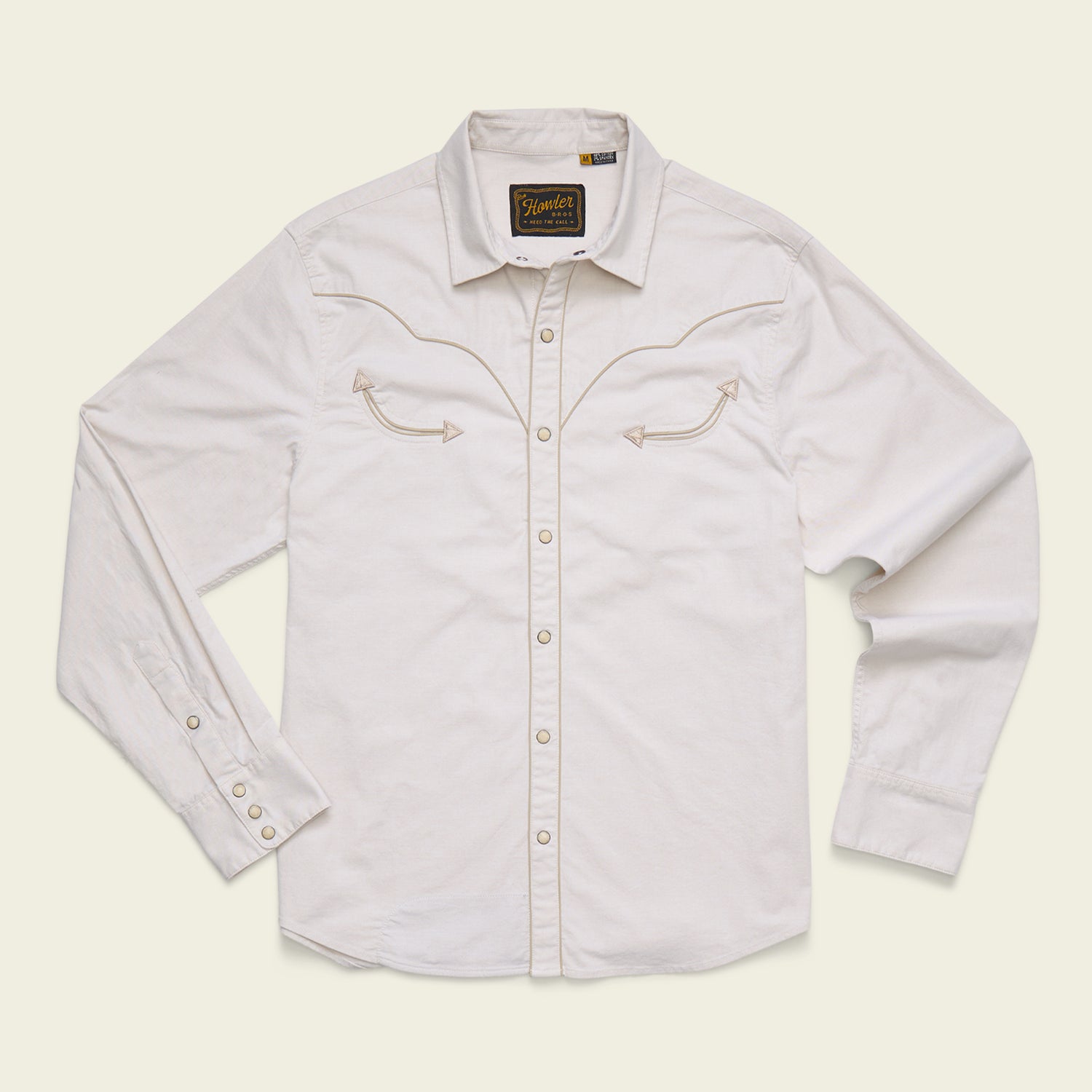 Broncbuster Longsleeve Snapshirt - Prairie Dust - View 1