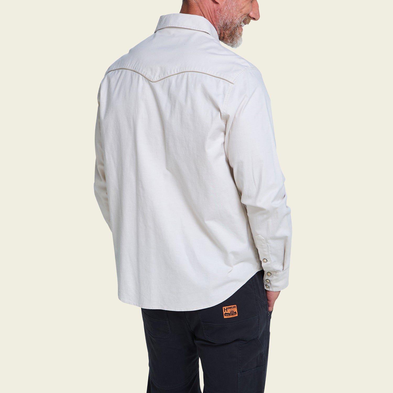 Broncbuster Longsleeve Snapshirt - Prairie Dust - View 6