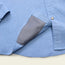 Crosscut Deluxe Snapshirt - Fanned Flora : Faded Blue Oxford