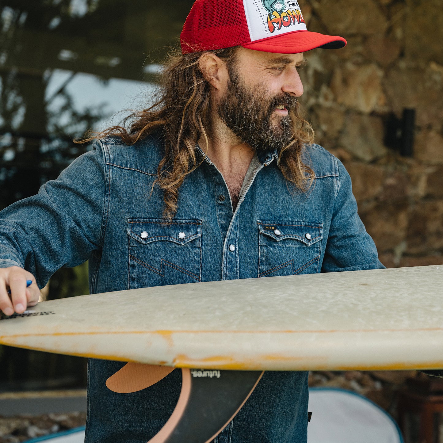 Dust Up Denim Snapshirt - Bolan Classic Wash - View 2