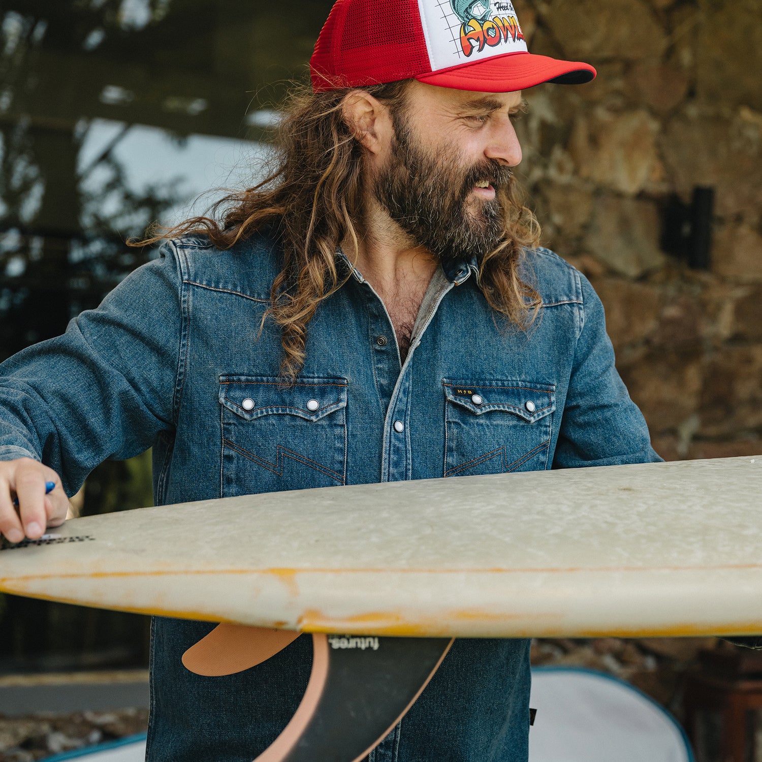 Dust Up Denim Snapshirt - Bolan Classic Wash - View 2