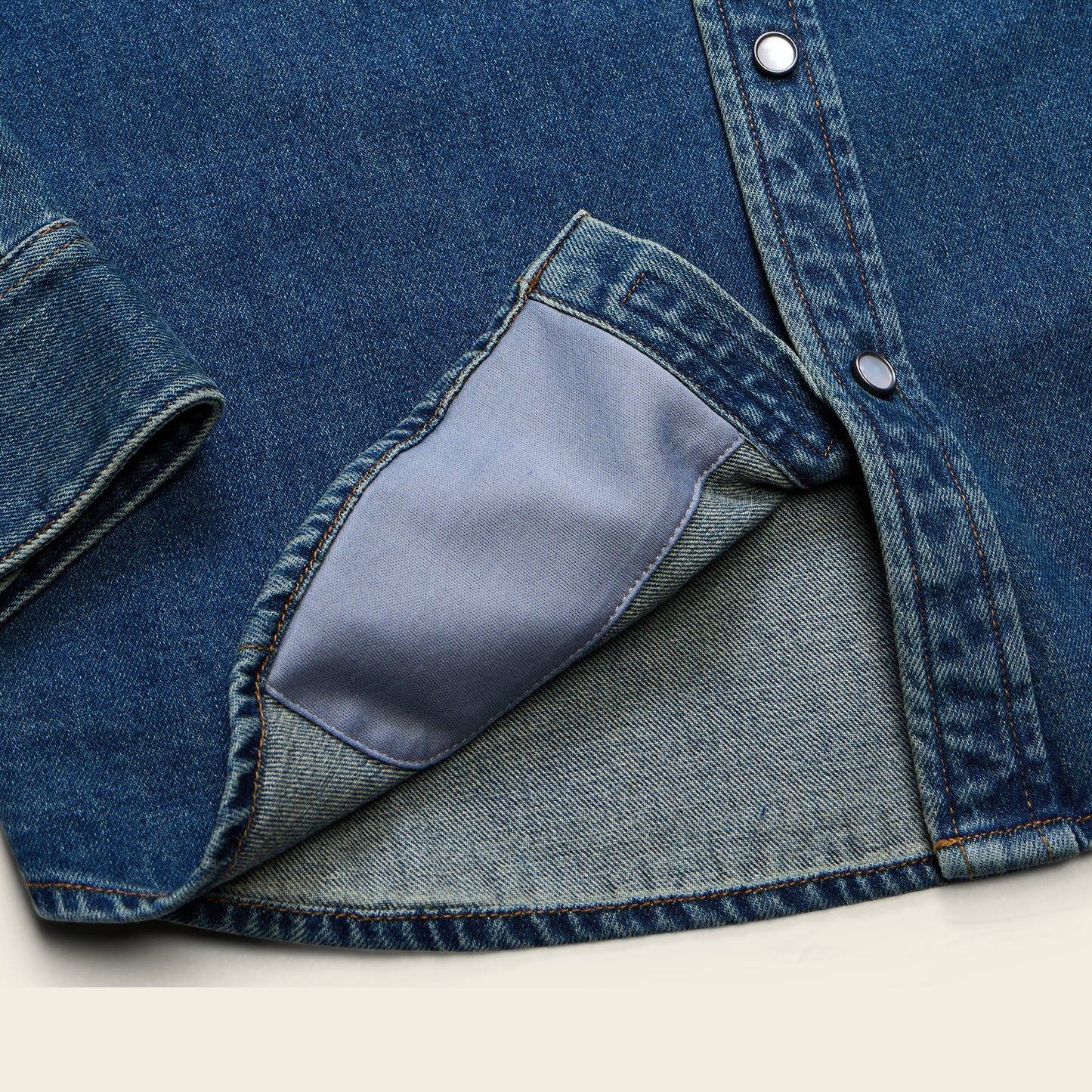 Dust Up Denim Snapshirt - Bolan Classic Wash - View 6