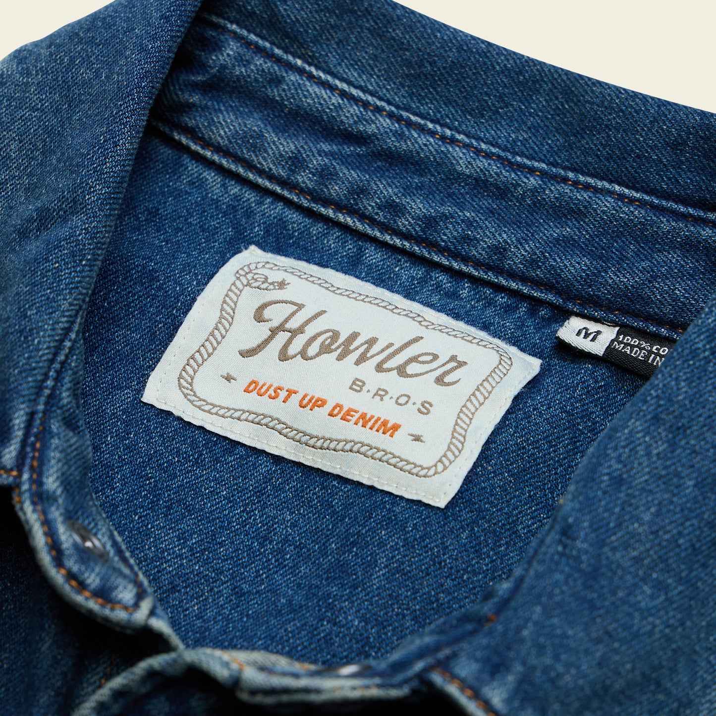 Dust Up Denim Snapshirt - Bolan Classic Wash - View 8