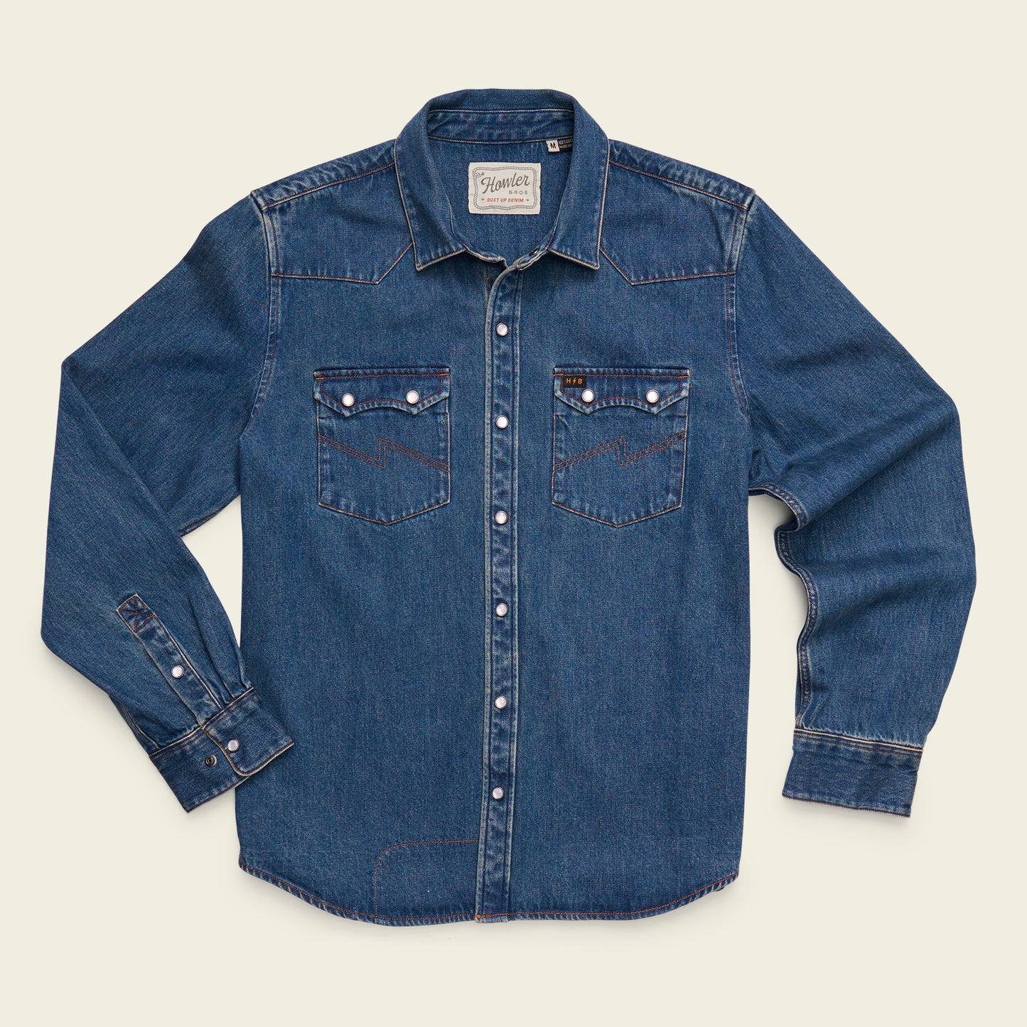 Dust Up Denim Snapshirt - Bolan Classic Wash - View 1