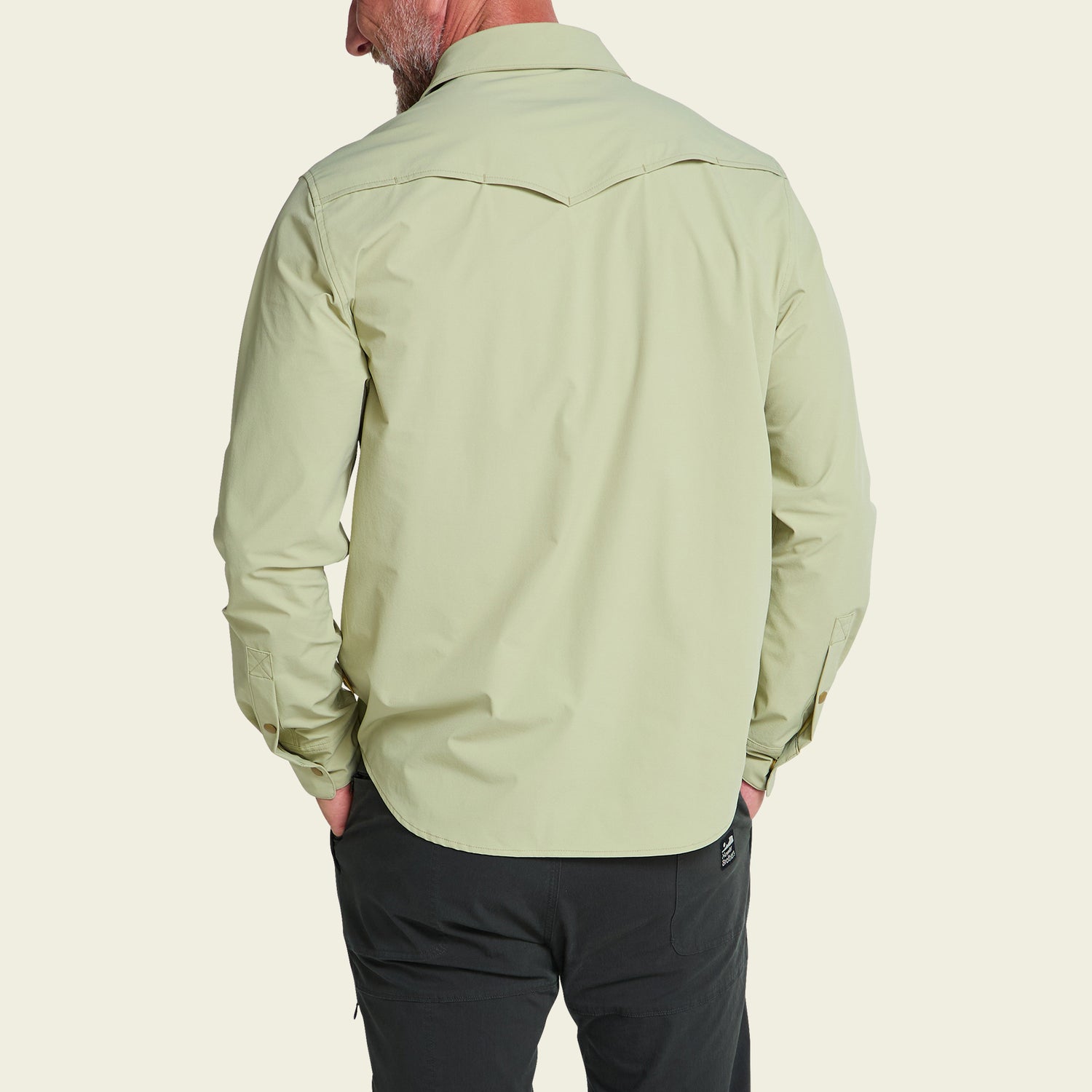 Emerger Tech Longsleeve - Fog Green - View 5