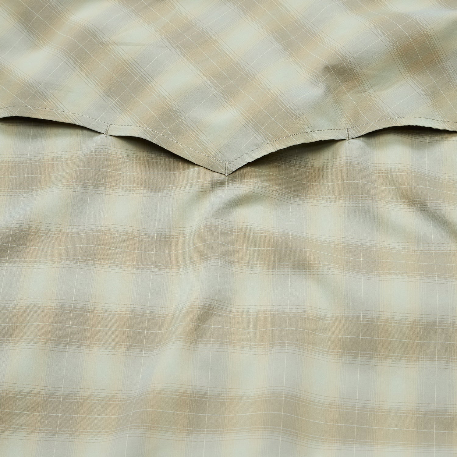 H Bar B Tech Longsleeve - Kent Plaid : Fog Green - View 9