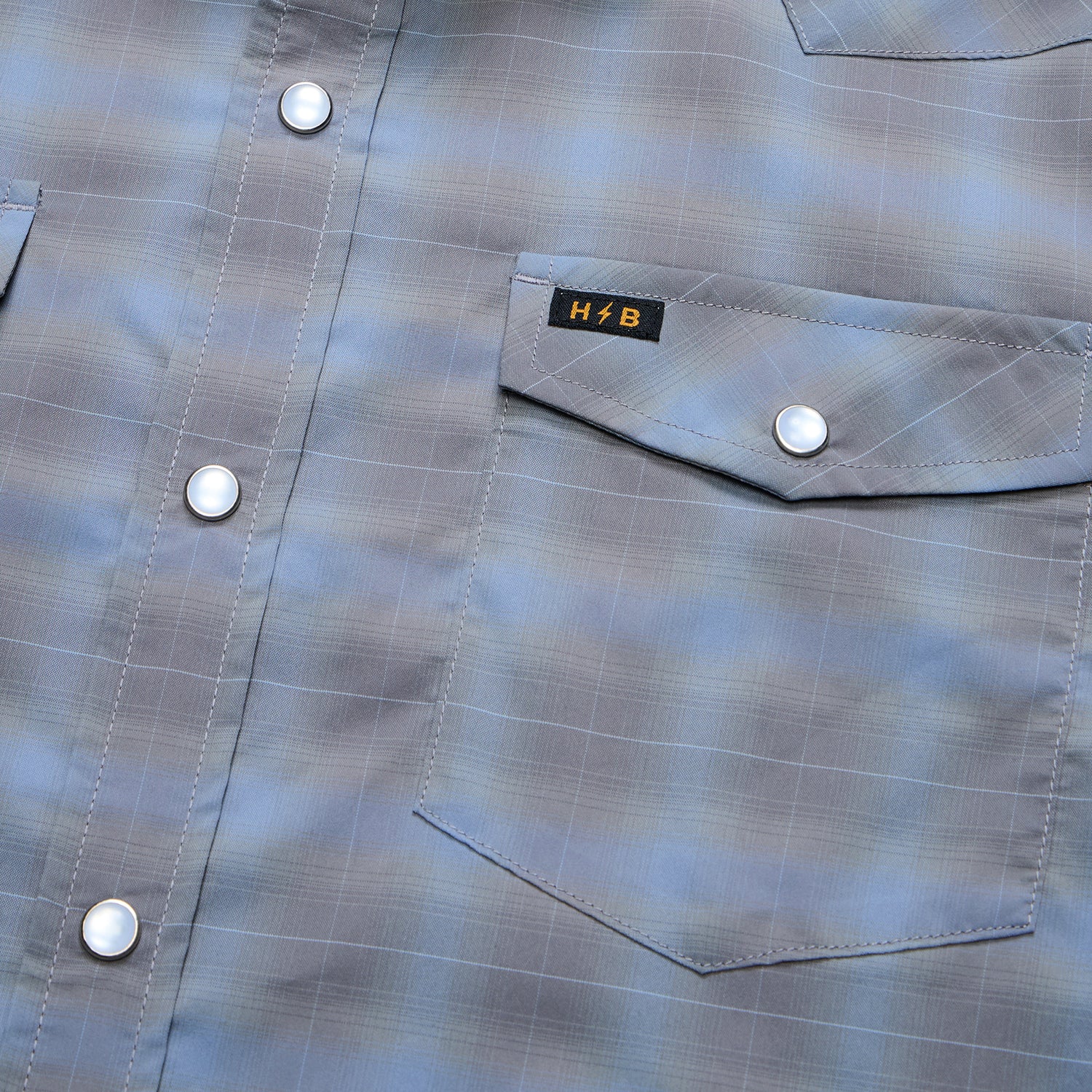H Bar B Tech Longsleeve - Kent Plaid : Tradewinds - View 7