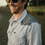 H Bar B Tech Longsleeve - Rancher Floral : Smoke Blue