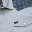 H Bar B Tech Longsleeve - Rancher Floral : Smoke Blue