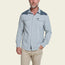 H Bar B Tech Longsleeve - Rancher Floral : Smoke Blue