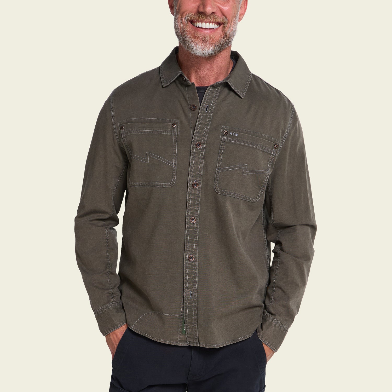 HB Trade Shirt - Anthracite - View 5