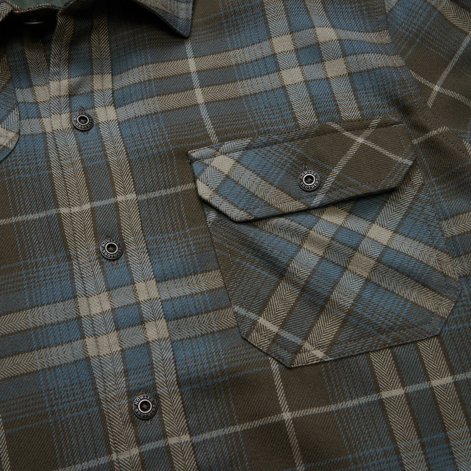 Harker’s Flannel - Kempton Plaid : Beluga - View 6