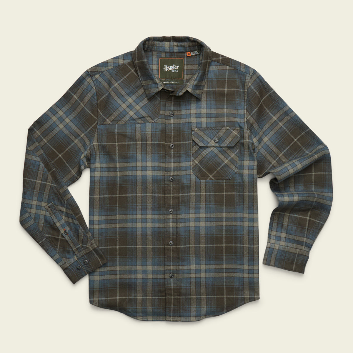 Harker’s Flannel - Kempton Plaid : Beluga - View 1