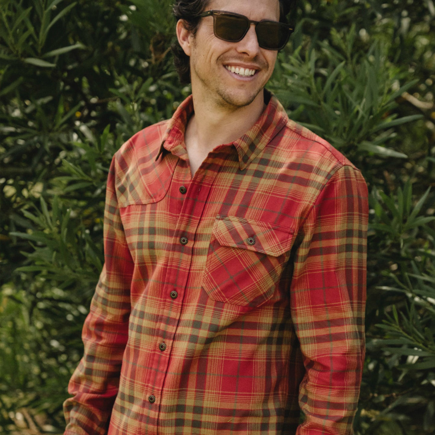 Harker’s Flannel - Kempton Plaid : Brick - View 2