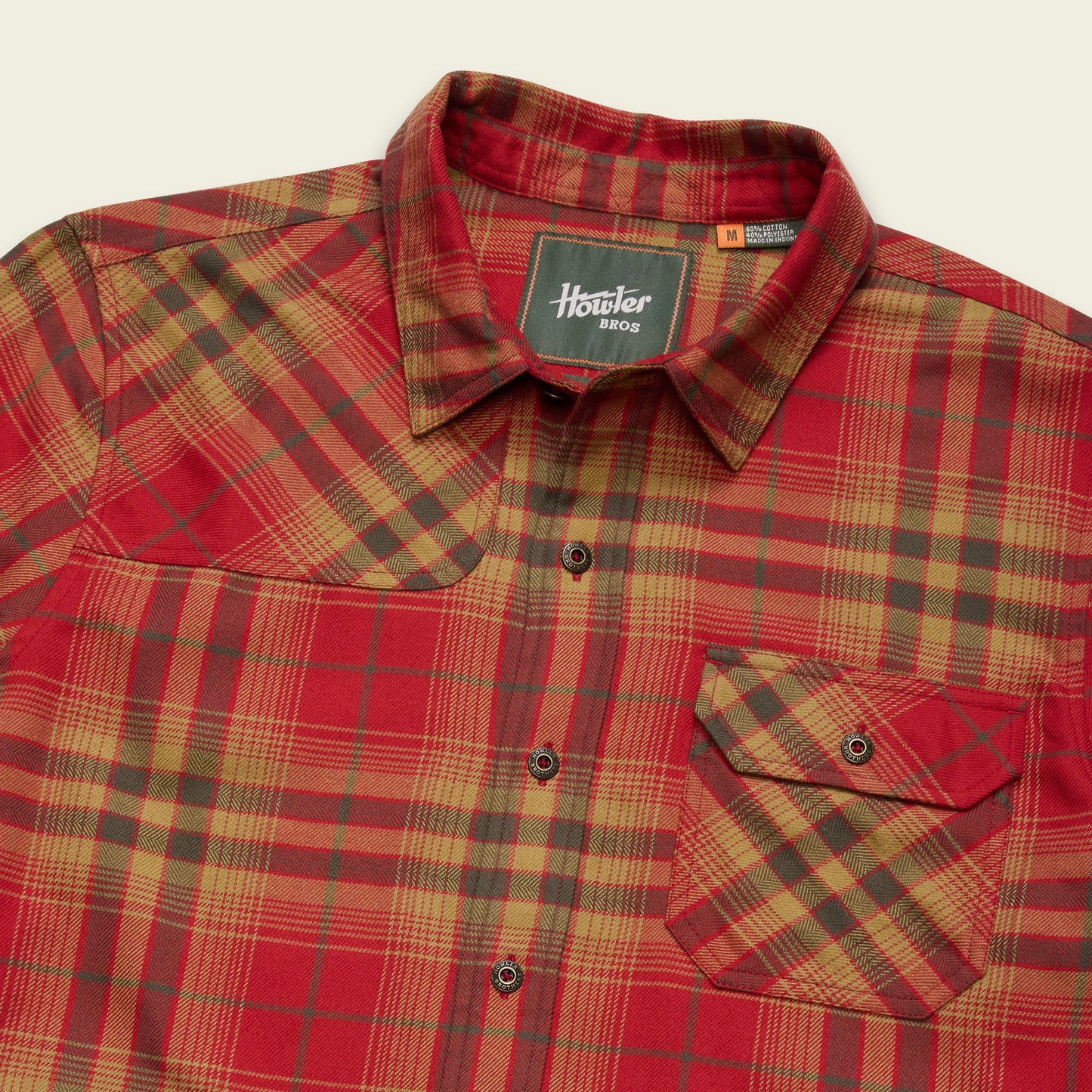 Harker’s Flannel - Kempton Plaid : Brick - View 3