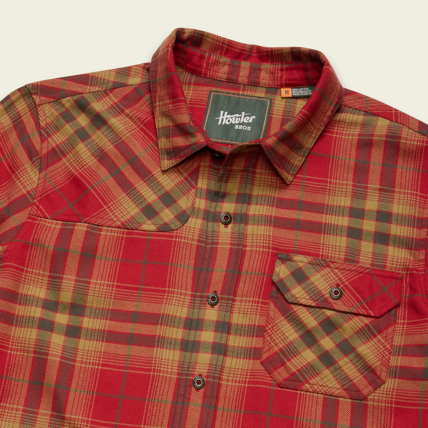 Harker’s Flannel - Kempton Plaid : Brick - View 3