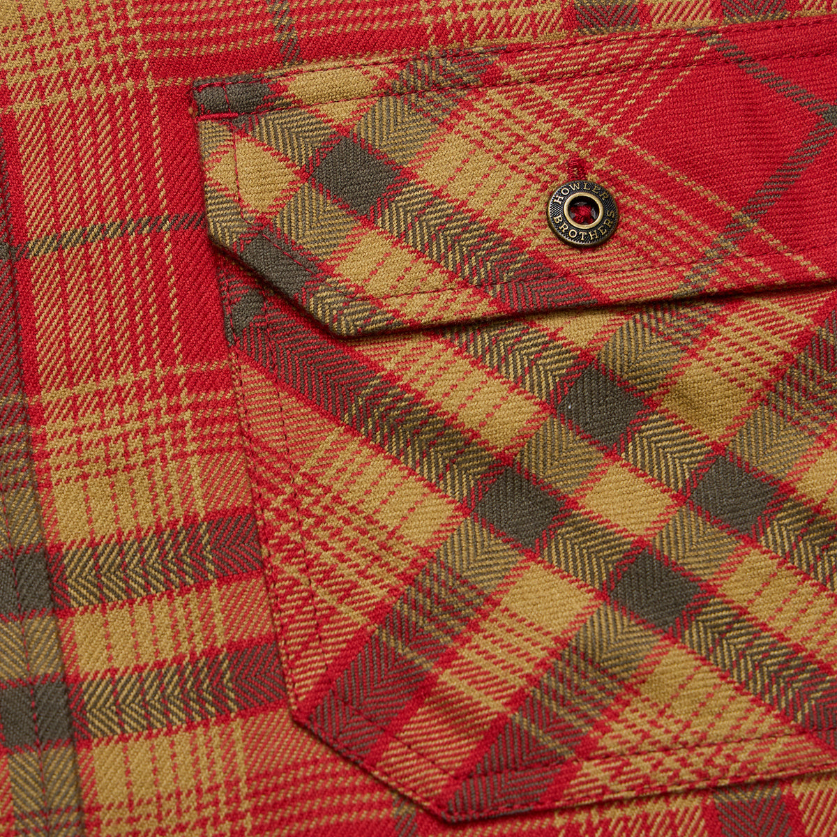 Harker’s Flannel - Kempton Plaid : Brick - View 6