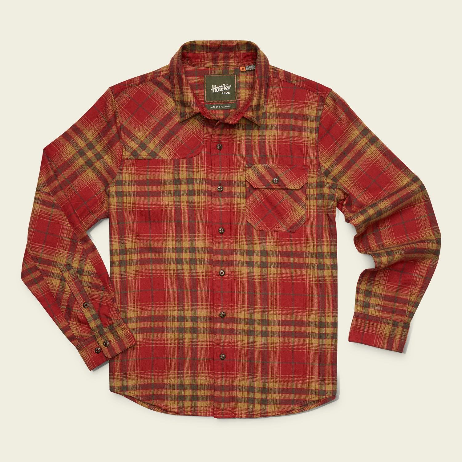 Harker’s Flannel - Kempton Plaid : Brick - View 1