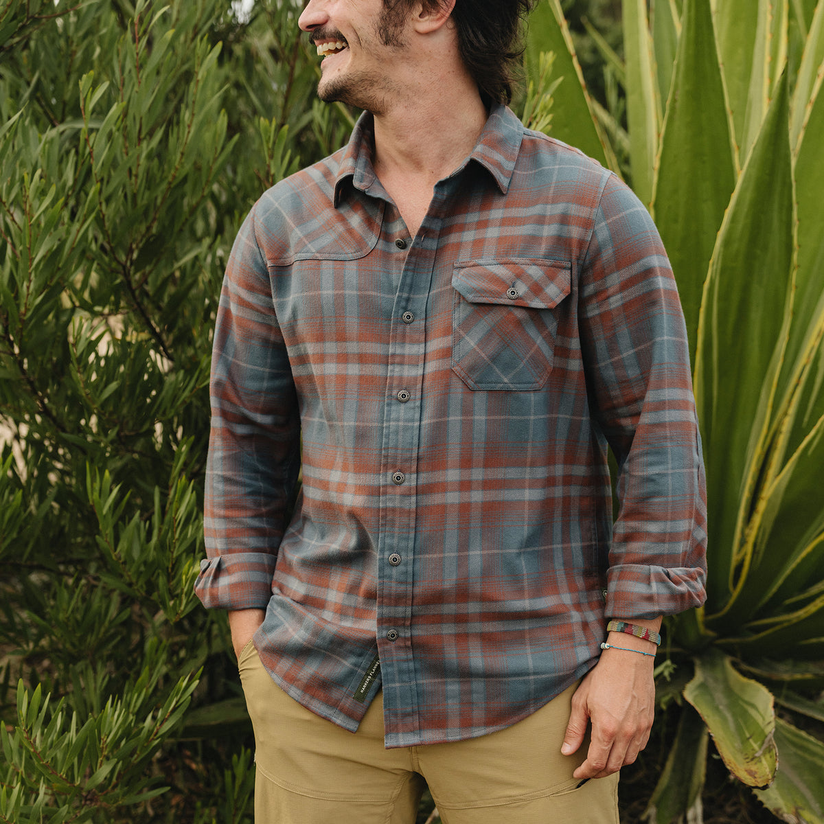 Harker’s Flannel - Kempton Plaid : Dark Slate - View 2