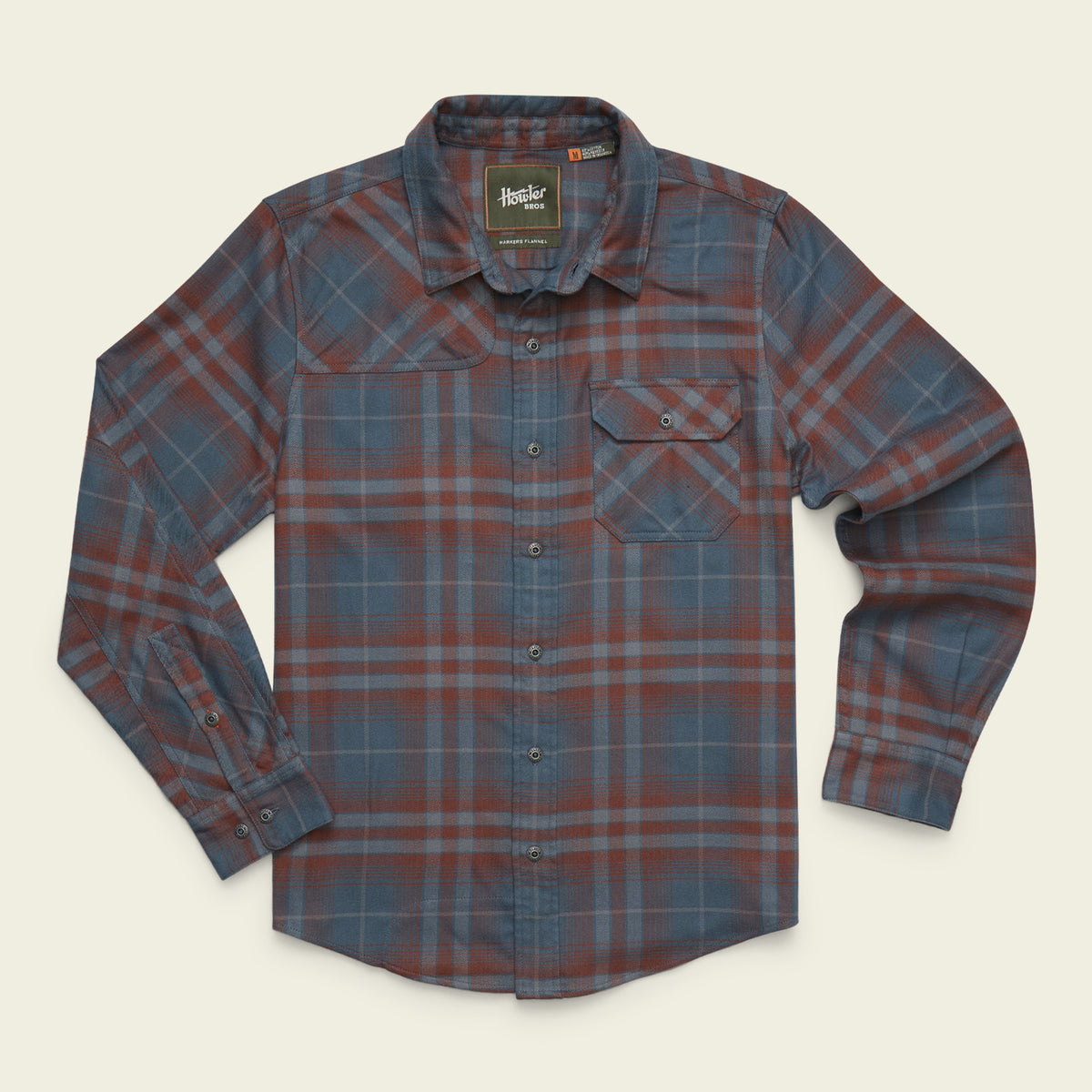 Harker’s Flannel - Kempton Plaid : Dark Slate - View 1
