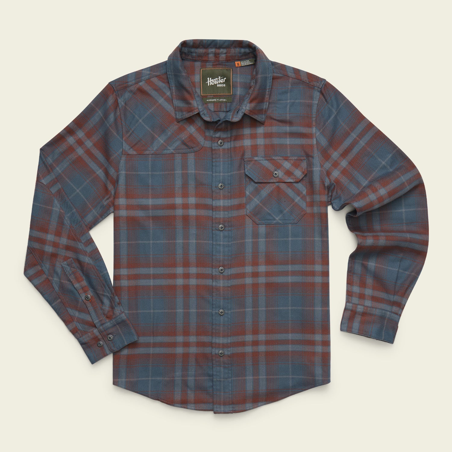 Harker’s Flannel - Kempton Plaid : Dark Slate - View 1