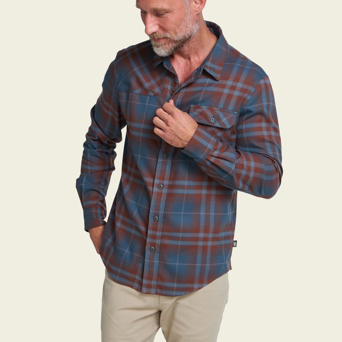 Harker’s Flannel - Kempton Plaid : Dark Slate - View 6