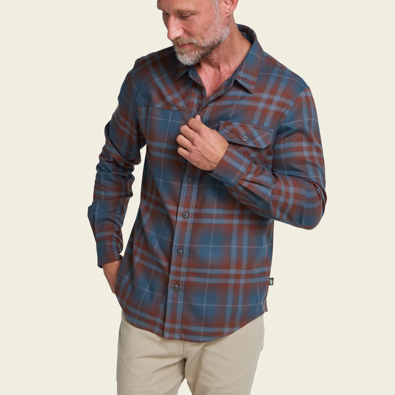 Harker’s Flannel - Kempton Plaid : Dark Slate - View 6