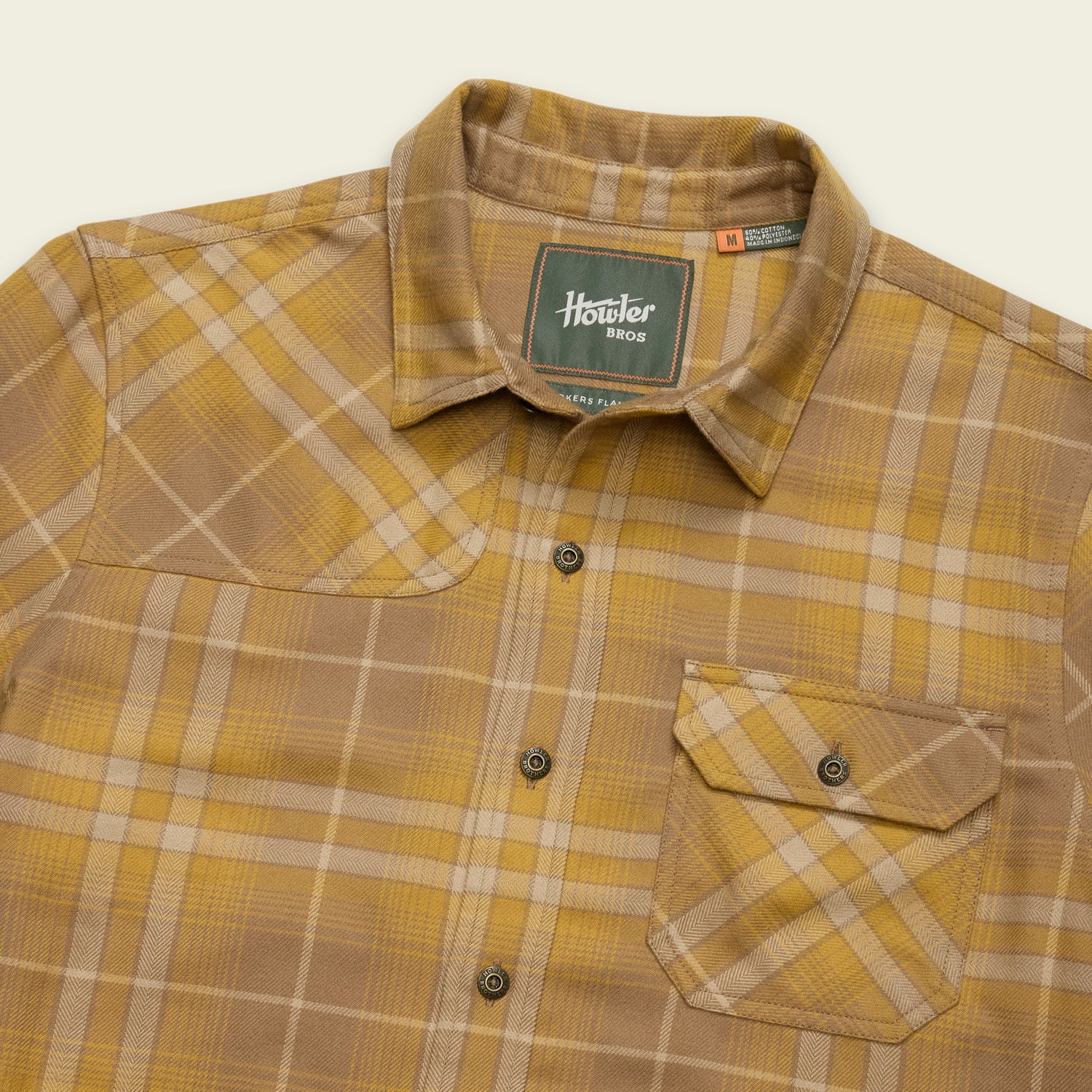 Harker’s Flannel - Kempton Plaid : Otter - View 3