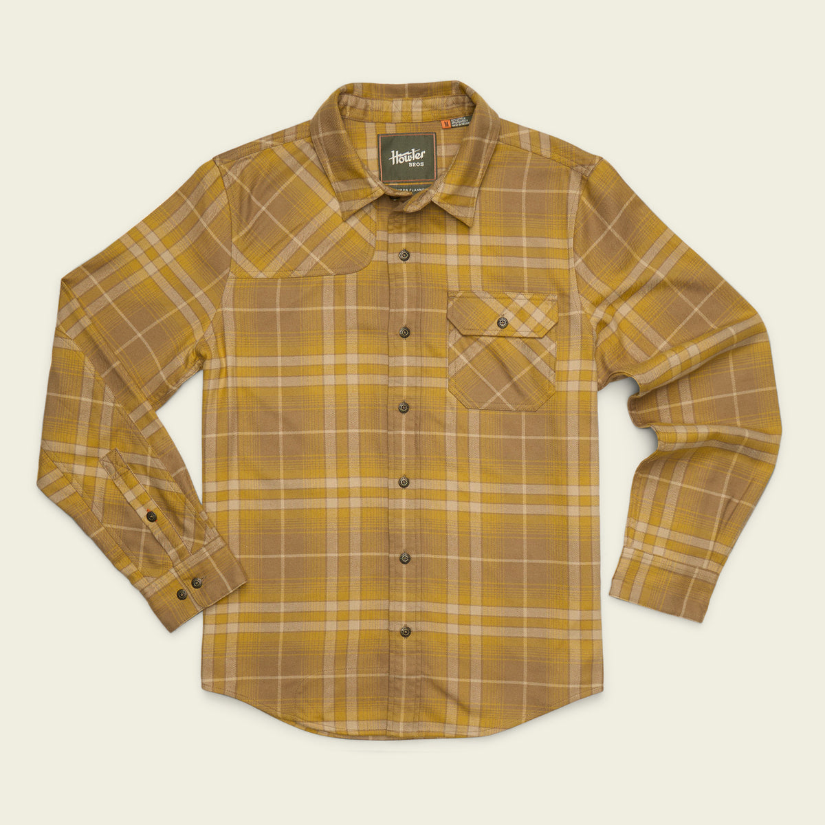 Harker’s Flannel - Kempton Plaid : Otter - View 1
