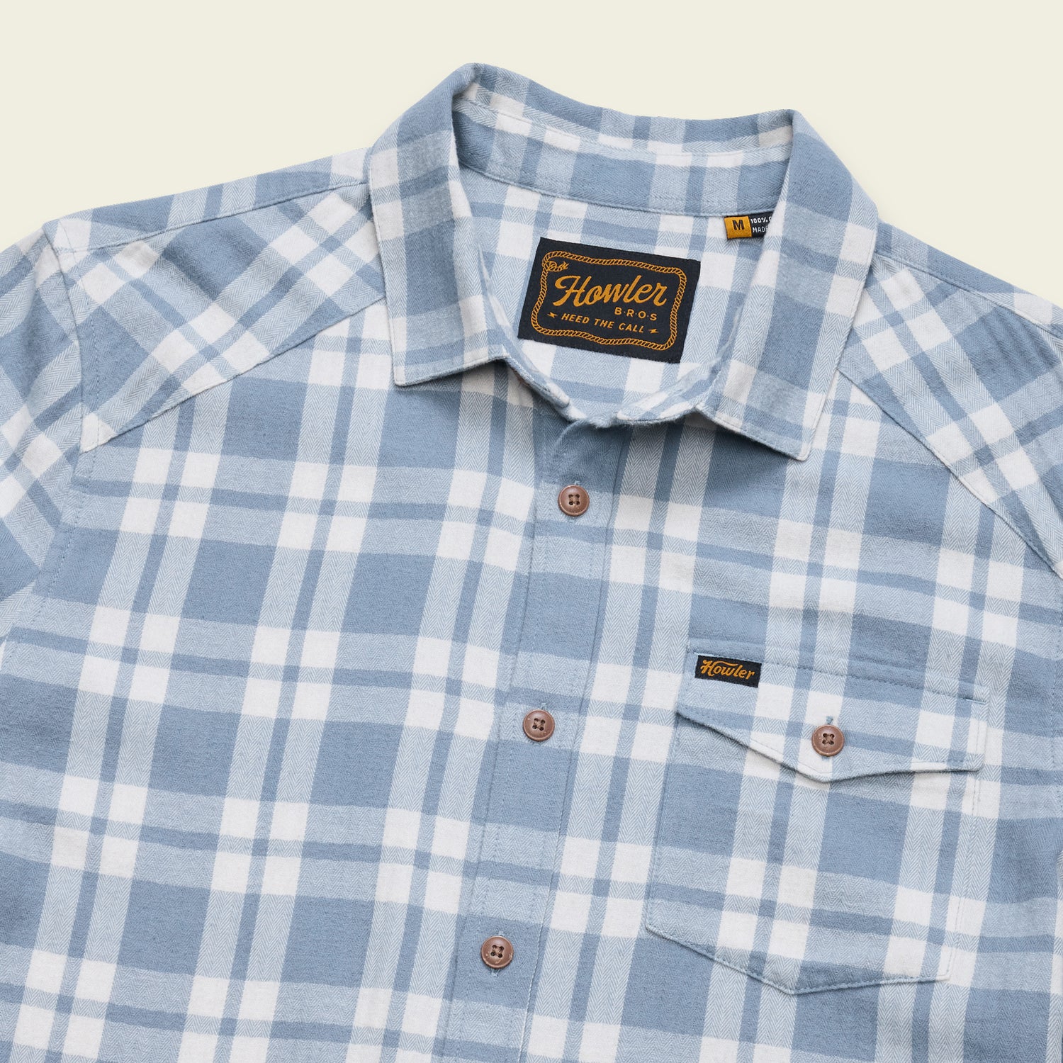 La Grange Lightweight Flannel - Cohen Plaid : Iron Blue - View 3