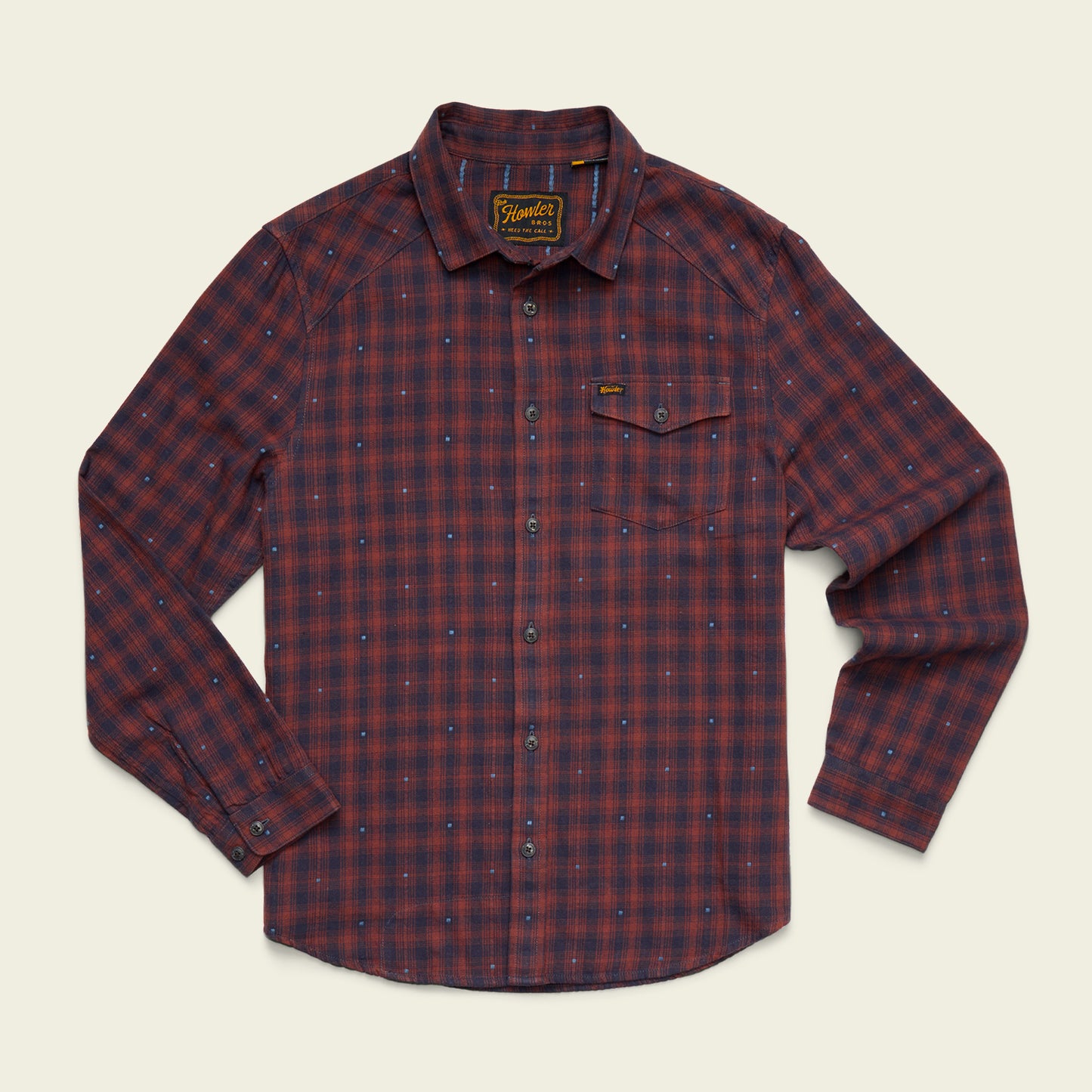 La Grange Lightweight Flannel - Franklin Plaid : Brick House - View 1