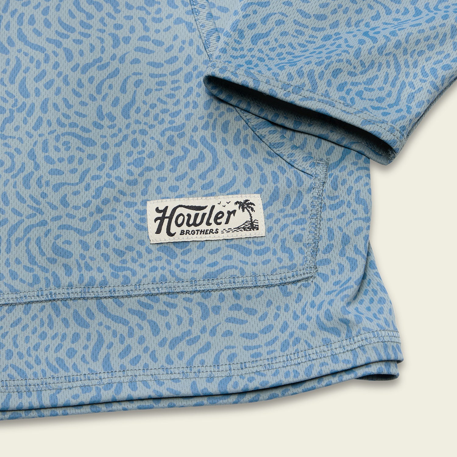 Loggerhead Hoodie - Pond Patterns : Iron Blue - View 6