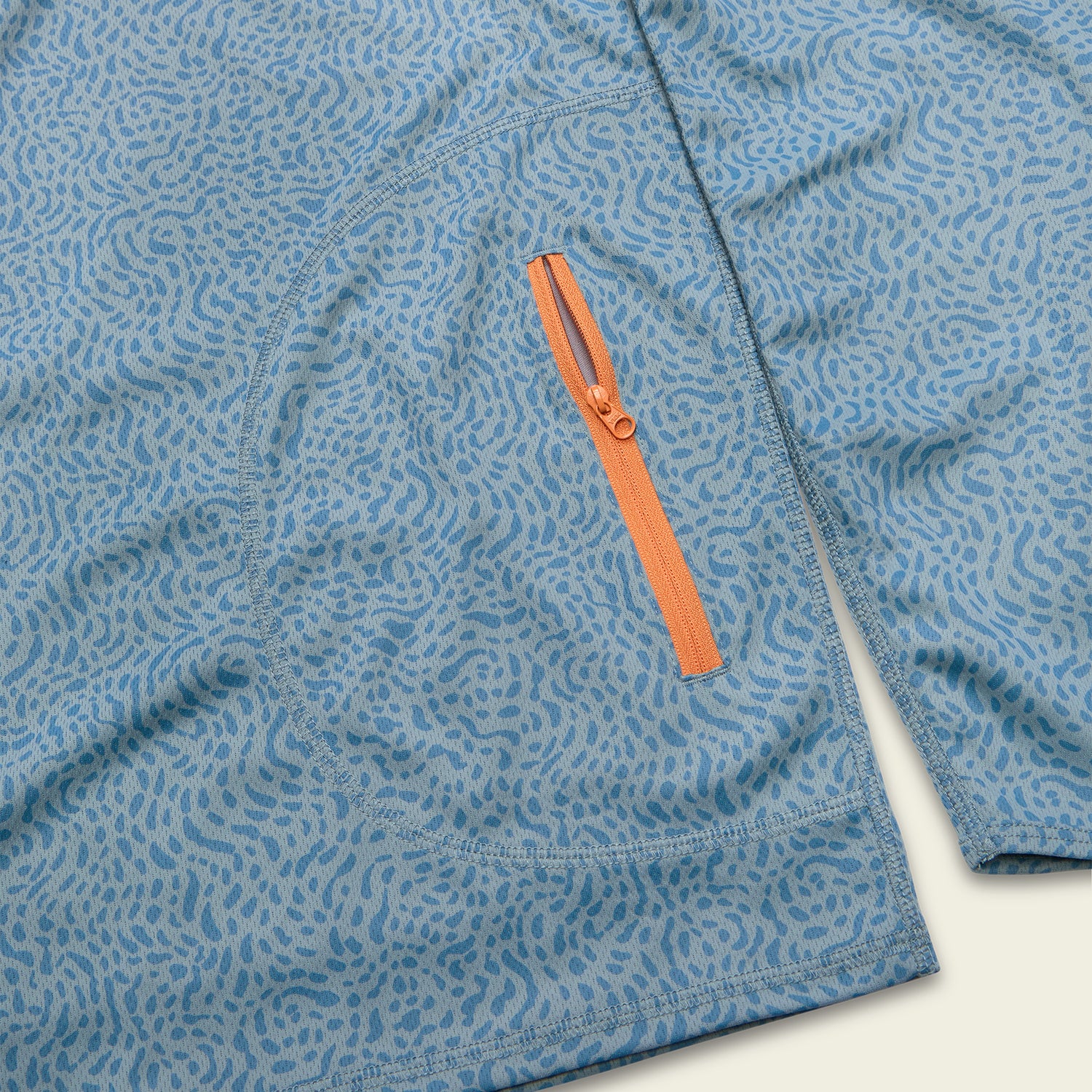 Loggerhead Hoodie - Pond Patterns : Iron Blue - View 7