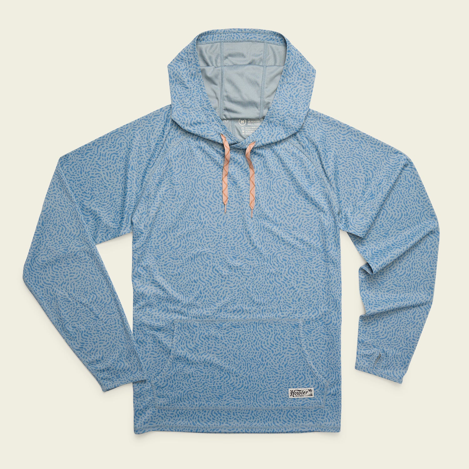 Loggerhead Hoodie - Pond Patterns : Iron Blue - View 1